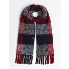 Tommy Hilfiger Men Scarfs Tommy Hilfiger Mixed Check Fluffy Wool Blend Scarf