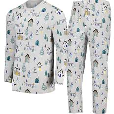 3XL Vêtements de nuit Everton Winter Wonderland Christmas Pyjamas - Grey - Mens