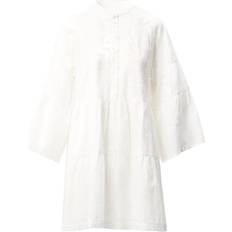 Lala Berlin Klänning - Magic Garden Broderi White