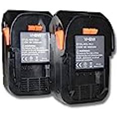 VHBW 2 x batteri kompatibel med AEG BS 18C, BMS 18C, BEX18-125 LI-402C, BHO 18, BFL 18, BKS 18 elverktyg (3 000 mAh, Li-Ion, 18 V)