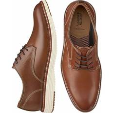 Johnston & Murphy Upton Leather Lace-Up Oxfords Tan