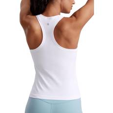 Polyamide Tank Tops Crz Yoga Seamless Womens Tank Top - White