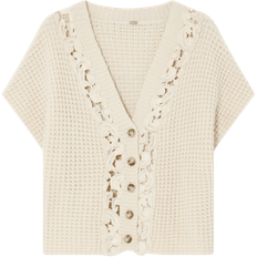 Gustav Trøjer Gustav Coya Knit Cardi Cape 55404 - White Swan
