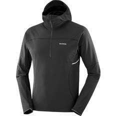 Salomon Sense Aero Hybrid Half Zip Hoodie - Black