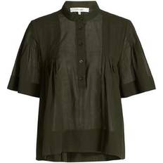 Blouses Frame Women's Pleated Cotton Blouse - Military