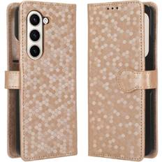 Mobile Phone Accessories GANGXUN Case for Samsung Galaxy Z Fold 6 Leather Wallet Cover
