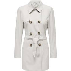 White Coats Only Onlvalerie Trench Coat - Moonbeam