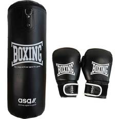 Boxing bag ASG Junior Boxing Bag 15 Kg. (Gloves Bag) Black/White