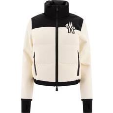 Naturfarvet - Vinterjakker Moncler Grenoble Uld Jakke - Hvid
