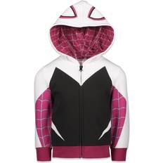 Marvel Hoodies Children's Clothing Marvel Spider-Gwen Ghost Spider Little Girls Fleece Zip Up Hoodie