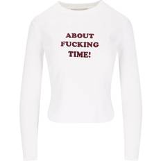 Stella McCartney F* Time T Shirt - Bianco-Donna - White