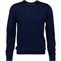 Gant Herre - Merinoull Gensere Gant Extrafine Merino Wool C-Neck - Marine