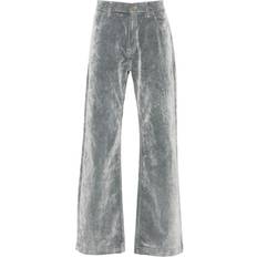 Casablanca Jeans Casablanca Peach Straight-leg Jeans - Aqua Blue