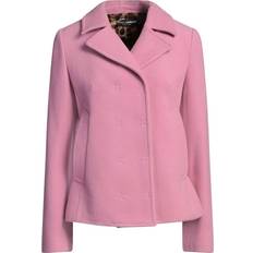 Dolce & Gabbana Pink Coats Dolce & Gabbana Wool Jacket Coat - Pink