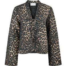 Leopard Jakker Neo Noir Dubbie Leo Quilt Jacket - Leopard