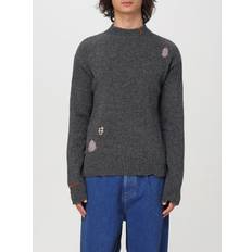 Marni Gray Mending Patches Sweater - Men