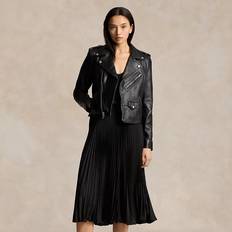 Skirts Polo Ralph Lauren Pleated Georgette Skirt - Black