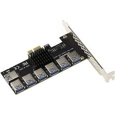 KALEA-INFORMATIQUE PCIe 1x 7 Ports USB3 Replication Card