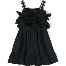 Twinset Kids Ruffled Sleeveless Dress - Black