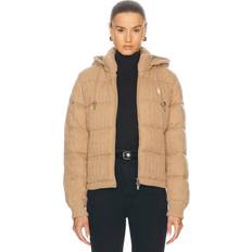 Ralph Lauren Women Coats Ralph Lauren Cable Knit Hooded Down Coat - Tan/Beige