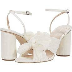 Loeffler Randall Chaussures Loeffler Randall Camellia Sandalen Aus Plissiertem Organza - Wollweiß