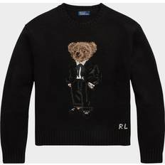 Cashmere Tops Polo Ralph Lauren Polo Bear Wool-Cashmere Sweater - Black Multi