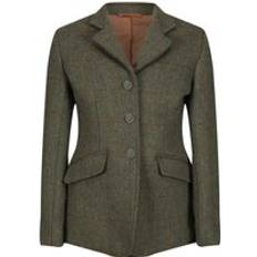 Sicherheitswesten Equetech Children's tweed riding jacket Maids Claydon Vert