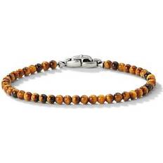 Lapis Jewelry David Yurman Spiritual Beads Bracelet with Tiger's Eye Tiger's Eye