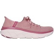 Mujer - Rosa Zapatos de paseo Skechers D'Lux Walker 2.0 Slip On Trainers - Pink