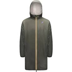 Green - Man Coats K-Way Parka En Nylon - Vert