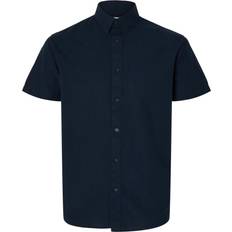 Selected Homme Slhregkylian-Linen Shirt SS - Blå