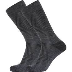Organic Wool Terry Socks 2-pack - Darkgrey