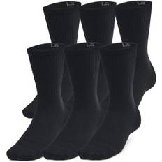 Under Armour Dam Strumpor Under Armour Essential Crew Socks 6-pack - Black