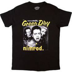 Yellow T-shirts Green Day Yellow Pick Nimrod T-Shirt - Black