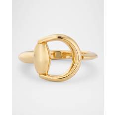 Jewelry Gucci 18K Yellow Gold Horsebit Ring, 13mm