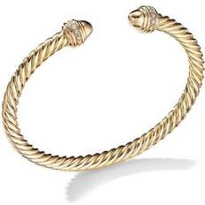 Jewelry David Yurman Women's Classic Cablespira Bracelet in 18K Yellow Gold Gold Dome