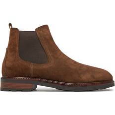 Pepe Jeans Støvler Pepe Jeans PMS50246 Brune Leeds Chelsea Leather Ankelstøvler - Fast Ruskind