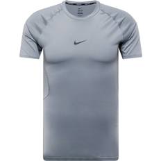 Nike Dri-FIT Tight Short-Sleeve Fitness Top - Grey
