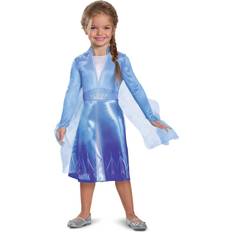 Disguise Frozen Elsa Travelling Dress Girl's Costume Elsa Costumes Blue (4/6)