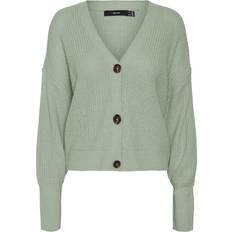 Femme - Vert Cardigans Vero Moda Strickjacke 'Lea' - Pastellgrün