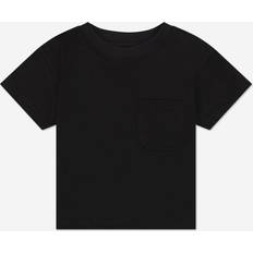 Girls Cotton T-Shirt - Black