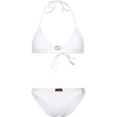 Élasthanne/Lycra/Spandex Ensembles bikini Gucci Havklærsett - Hvit