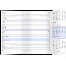 Taschenkalender Trio-Timer 9.5 x 16 cm - Schwarz 2025