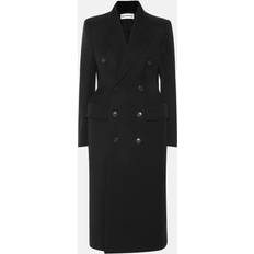 Balenciaga Women Coats Balenciaga Hourglass Coat - Black