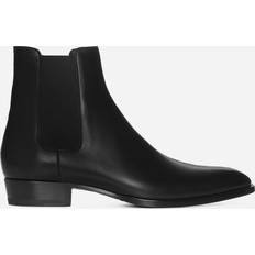 Saint Laurent Bottes Chelsea Saint Laurent Chelsea Leather Boots - Black