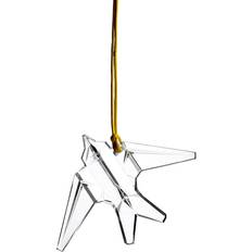 Transparent Christmas Decorations Waterford Origami Bird - Clear Christmas Tree Ornament