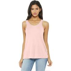 Viscose Tank Tops Bella+Canvas Flowy Racerback Tank - Soft Pink
