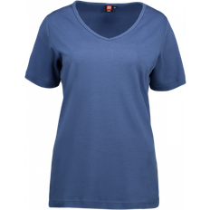 ID Identity ID Feminin V-hals T-Shirt - Indigo