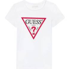 Multicoloured Tops Guess Girl's T-shirt - Blanc
