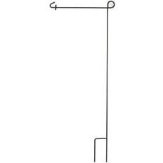 Metal Decoraciones de Jardín Stake-Garden Flag Stand 3 Piece with Poly Bag & Header